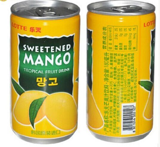 韩国原装进口芒果汁饮料